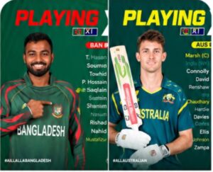 बांग्लादेश और ऑस्ट्रेलिया के बीच 3 मैचों की T20I सीरीज का दूसरा मुकाबला 19 जून 2026 को चट्टोग्राम में खेला जाएगा।