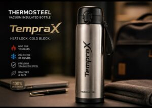 TempraX Thermosteel Bottle: पानी को सिर्फ स्टोर नहीं, बल्कि रोज़मर्रा की लाइफस्टाइल को स्मार्ट बनाने वाली बोतल
