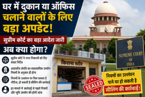 घर में दुकान या ऑफिस चलाने वालों के लिए बड़ा अपडेट! सुप्रीम कोर्ट के निर्देश के बाद बढ़ सकती है कार्रवाई, जानिए क्या होगा