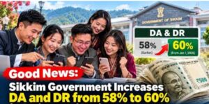 Sikkim DA-DR Hike: सरकारी कर्मचारियों और पेंशनर्स के लिए बड़ी खबर, जनवरी 2026 से महंगाई भत्ता 60% हुआ